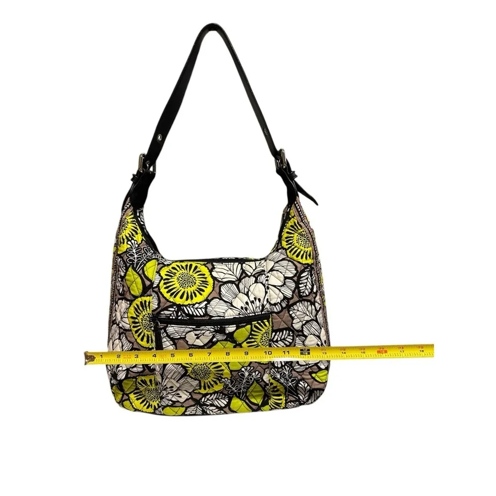 VERA BRADLEY On‎ the Go Crossbody - Citron Pattern - Gray & Citrus Colors NWOT